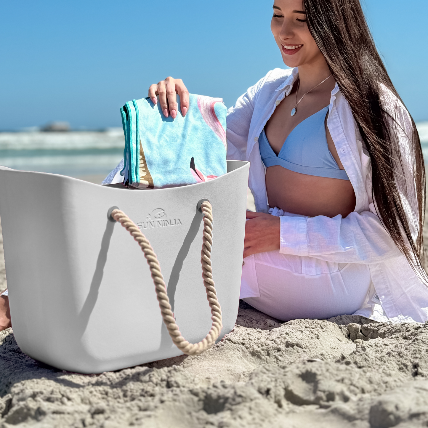 rubber-beach-tote-n7 Sun-Ninja-rubber_tote_gray_7.png