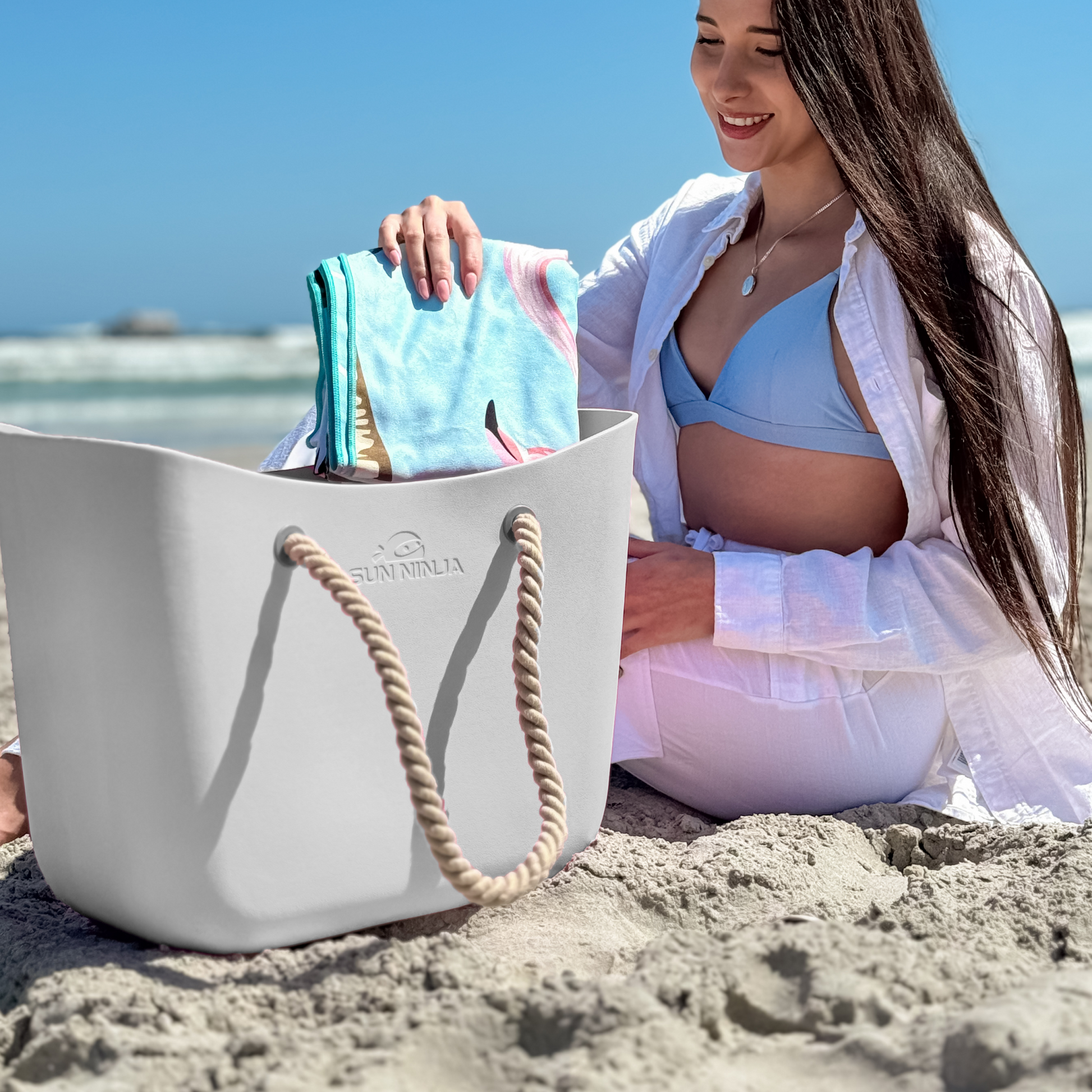 rubber-beach-tote-n7 Sun-Ninja-rubber_tote_gray_7.png